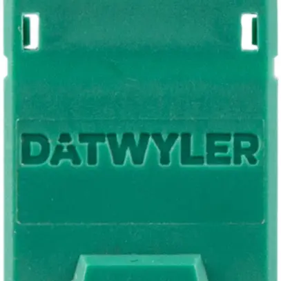 Clapet antipoussière Dätwyler pour KST PLUS Cat.6A Keystone, vert 