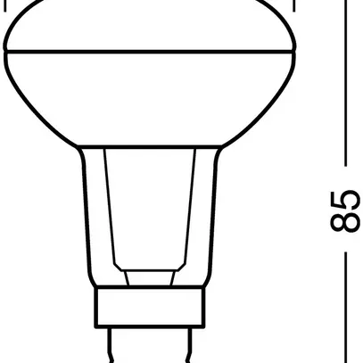 Lampe LED PARATHOM R50 25 E14 1.5W 827 110lm 36° 