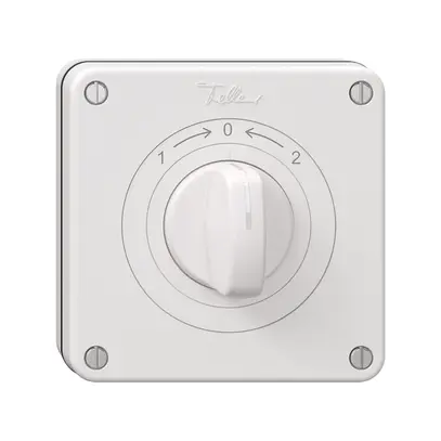 Contact pivotant NUP NEVO, avec manette, KS, 1->0<-2, blanc 