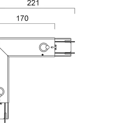 Parte luminosa a L Sylvania Otao Linear 4.9W 600lm 830/840 221×221mm nero 