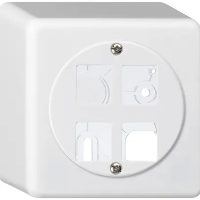 Kit di montaggio AP HMS basico per 4 moduli bianco 
