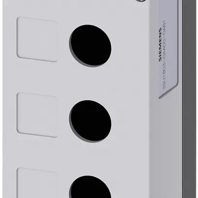 Scatola Siemens SIRIUS ACT, 3-volte, fossa per targhetta, plastica grigio 