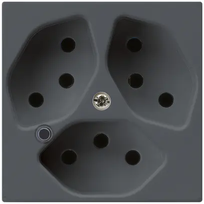 Presa Hager kallysto 3×T13 illuminato A antracite 