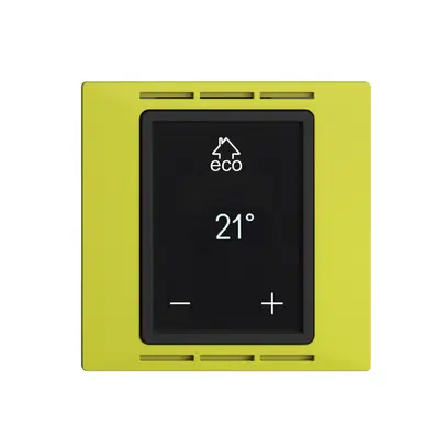 Termostato ambiente EDIZIOdue F lemon, con display, riscald.pavim. 