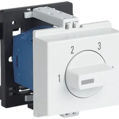 Interruttore rotativo AMD K&N, 12A/690V -/1L, manopola grigio chiaro, "1-2-3-4" 
