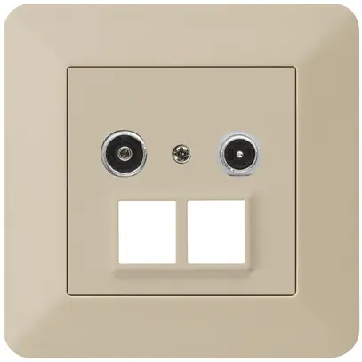 Prise multimédia ENC kallysto.trend R/TV 4dB 2GHz beige 
