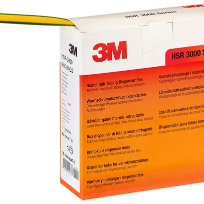 Gaine rétractable 3M HSR/9/3 vert/jaune 7m 