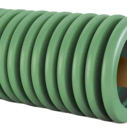 Tube d'installation précâblé KRFWG PM M20 vert avec câble S/FTP CAT 7 