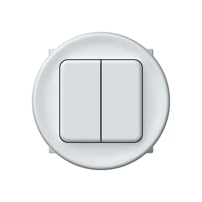 Pulsante KNX origin 2×tasti bianco 