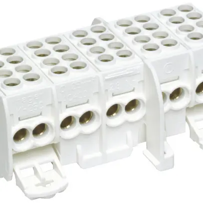 Morsetto principale Hager 5L 2×25/2×16mm², isolata 