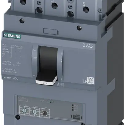 Disjoncteur de puissance Siemens SENTRON 3VA2 3L 160…400A Ii=1.5…10× M-55kA cp 