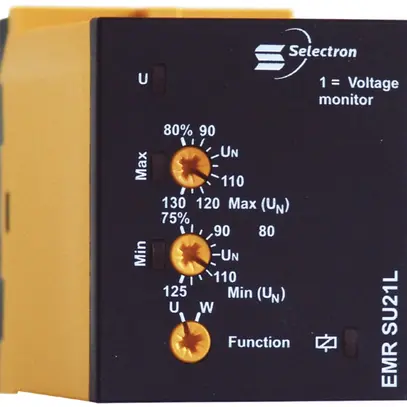 Relais surv.tension EMR SU21L 2C, 1 phase, 48VDC 