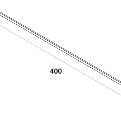 Binario conduttore AP SLV TRACK DEEP 48V 1fa alluminio bianco 4000mm 