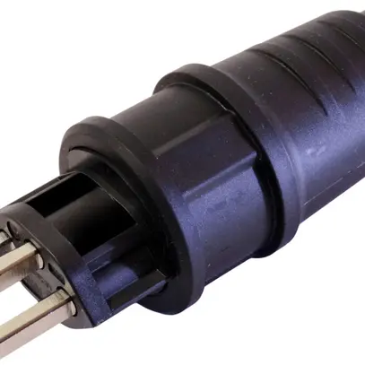 Spina mobile ELBRO T23 IP54 gomma nero 