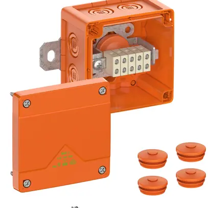 Boîte de dérivation AP Spelsberg WKE 2 5×1.5mm² E90 100×100×70mm IP66 or 