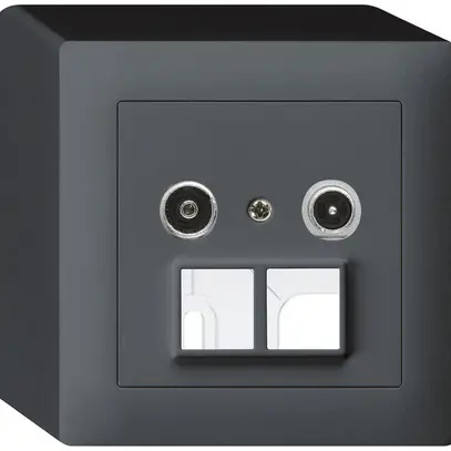 Presa multimedia AP kallysto R/TV 14dB 2GHz antracite 