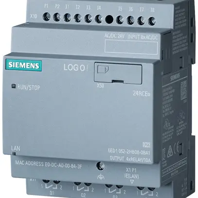 Modulo logico PLC Siemens LOGO!8.3 24RCEO(AC), 8ED/4UD 