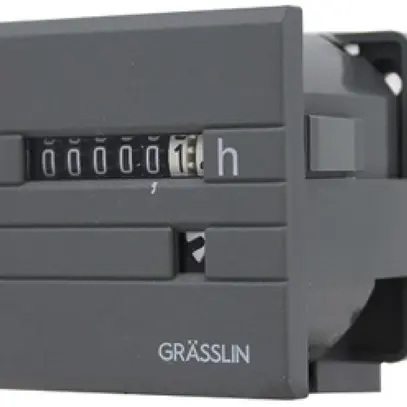 Contatore ore di servizio AP Elbro taxxo 100, 220…240V, 50Hz, grigio 