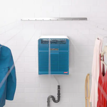 Wäschetrockner Krüger SECOMAT 4 10kg 618W 230V 10A 5…30 °C blau/weiss 