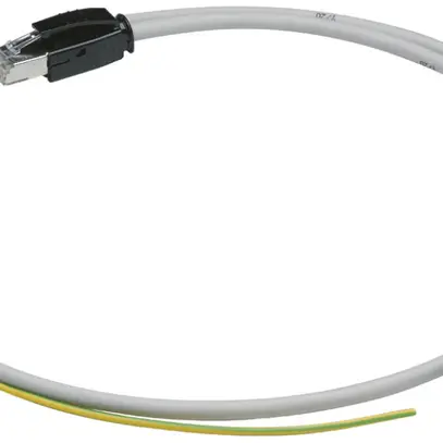 Cavo Modbus Hager HTG474H 5m con RJ45-RJ45 e cavo di collegamento a terra 