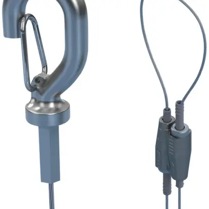 Suspension CADDY SPEED LINK SLK, crochet, 1.5mm, L=2m, acier 