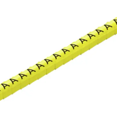 Marqueur de conducteur Weidmüller CLI C MP p.Ø2…3mm 3×4mm impression: J, jaune 