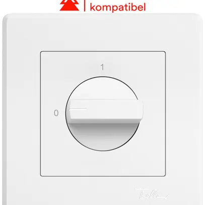 Interrupteur rotatif ENC EDIZIO.liv a.cont.sép.1P 1-2-3 p=50mm bc 