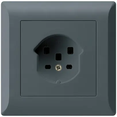 Prise ENC kallysto.line T25 anthracite bornes à vis 
