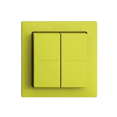 Pulsante RF Smart Light Control Feller EDIZIOdue F, Philips Hue 4K/2T, lemon 
