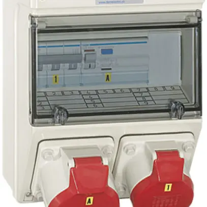 Distributore courant murale Demelectric 32A 