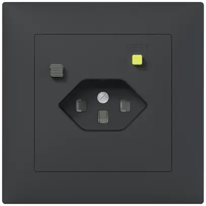 Prise FI ENC SIDUS B T23 30mA, shutter, anthracite 