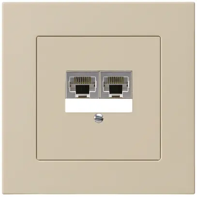 UP-Dose kallysto.pro 2×RJ45s parallel beige 