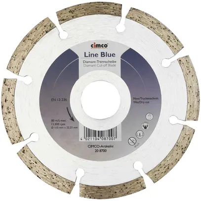 Diamant-Trennscheibe Cimco Line Blue Ø125mm 