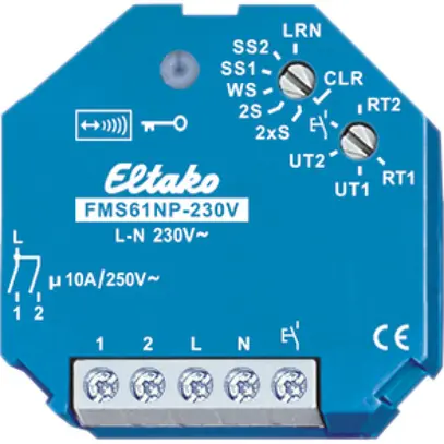 Relais de commande RF INC Eltako 230VAC télérupt.multif. 