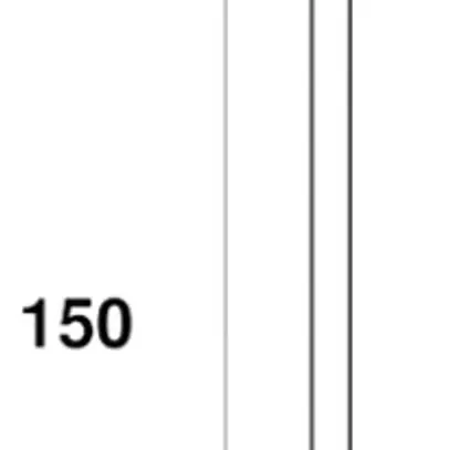 Kit de suspension à corde SLV PANEL C acier 1500mm argent 