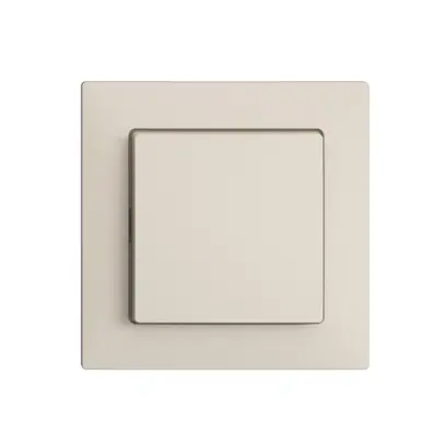 Kit frontal EDIZIOdue crema 60×60mm, lentille, latérale 