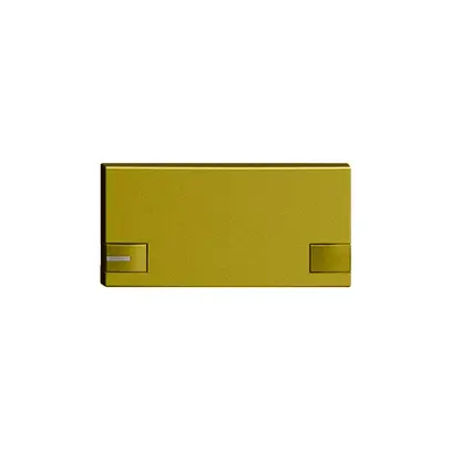 Touche 1/2 KNX/électron.a.LED EDIZIOdue commande à 2-touches olive 