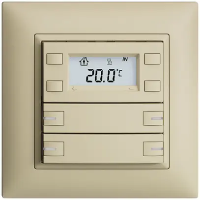 UP-RTH-Taster KNX 4-fach EDIZIOdue FMI vanille, mit LED RGB 
