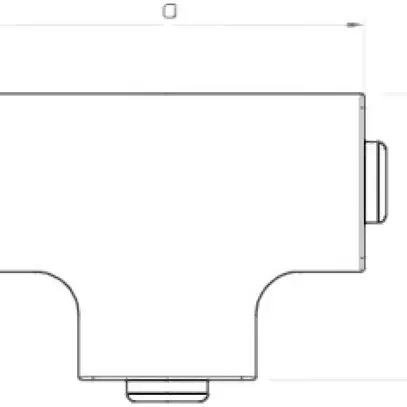 Raccordo T+croce Bettermann p.canale d'installazione WDK grigio chiaro 20×20mm 