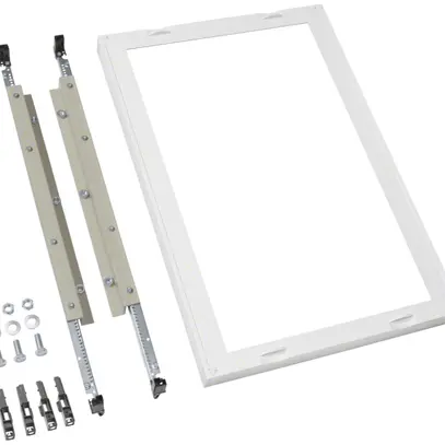 Kit Hager univers N 750×500mm pour 4 sectionneurs DIN1…3 rails 185mm vertical 