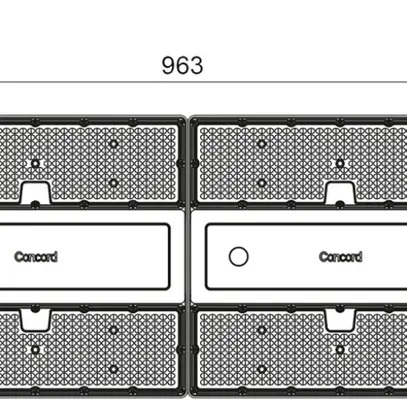 Proiettore capannone LED Sylvania Rocks 224W 41800lm 840 IP65 75° DALI 963×446 