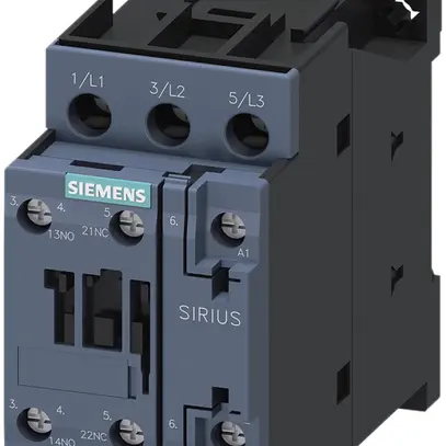 Leistungsschütz Siemens SIRIUS 3RT2 S0 230VAC 3L 17A (+1S/1Ö) Schraubklemmen 