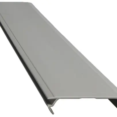 Striscia di copertura SES AA45, PVC, 1m, grigio scuro 