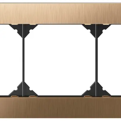 Intestazione INC EDIZIO.liv prestige SNAPFIX® 1×3 94×214mm ottone champagne 