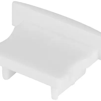 Pièce d'extrémité LDV PM04/EC, pour profilé à rebord PM04, sans entrée, gris 