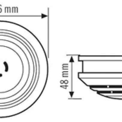 Détecteur de fumée Protector K 9V lithium, blanc 