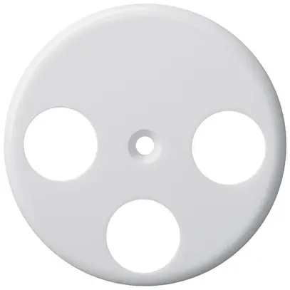 Disco frontale basico TV/R/Sat bianco 