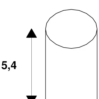 Lampe LED SLV G9 3.6W 450lm 2700K Ø18×54mm claire 