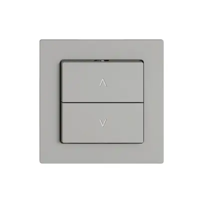 Interruttore p.tapparelle EDIZIO.liv SNAPFIX® 10A 250V 2 tasto 1 canale grc 