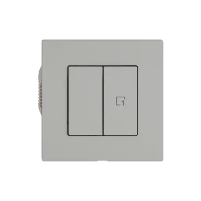 Interruttore a pulsante EDIZIO.liv Wiser SNAPFIX® 1 scena 2 tasti WLAN grc 